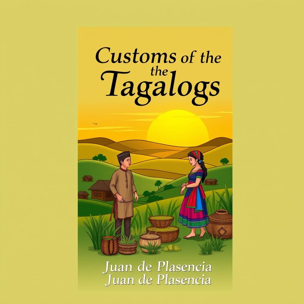 Customs of the Tagalogs - A Digital Drawing Book Cover