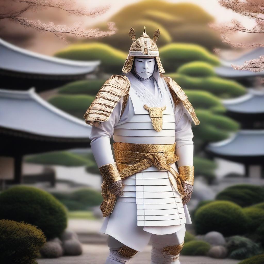 Elegance in Twilight: A Regal Samurais Pride