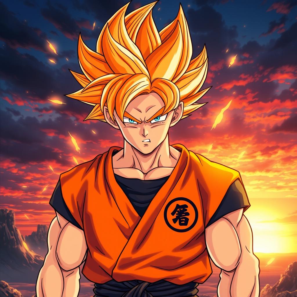 Unleash the Power: Gokus Super Saiyan Orange Form