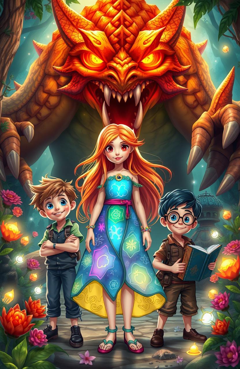 Unleash Your Imagination: Colorful Fantasy Girl