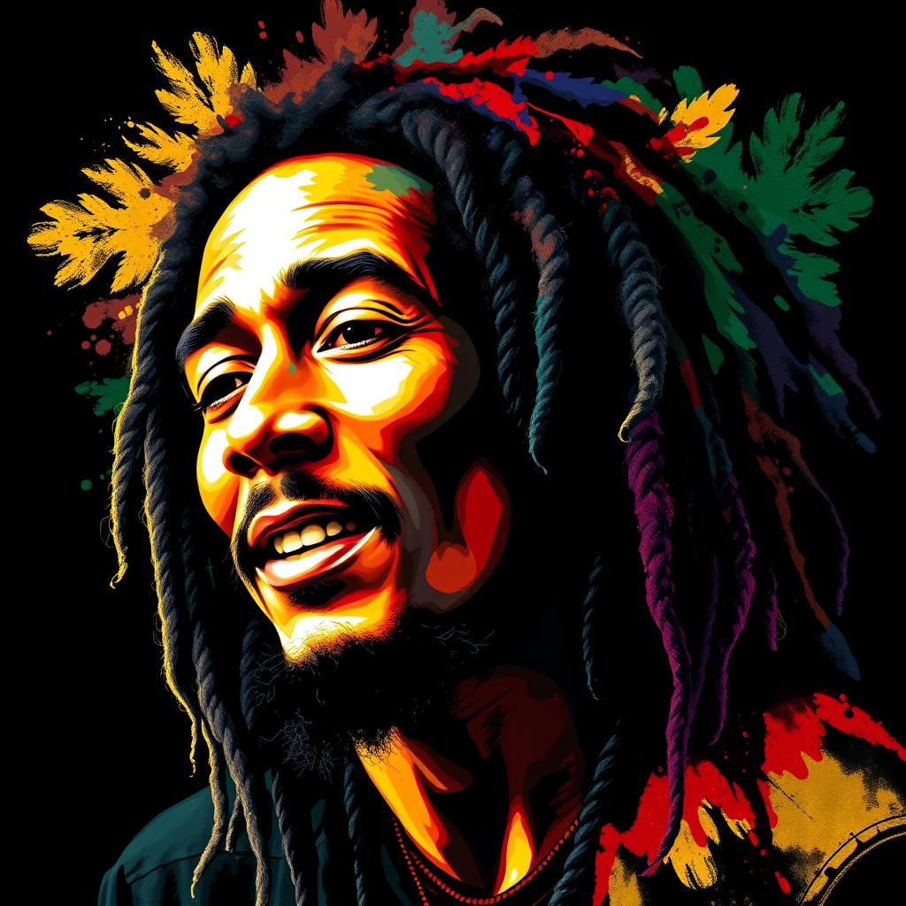 Wear the Legend: Bob Marley Portrait T-Shirt