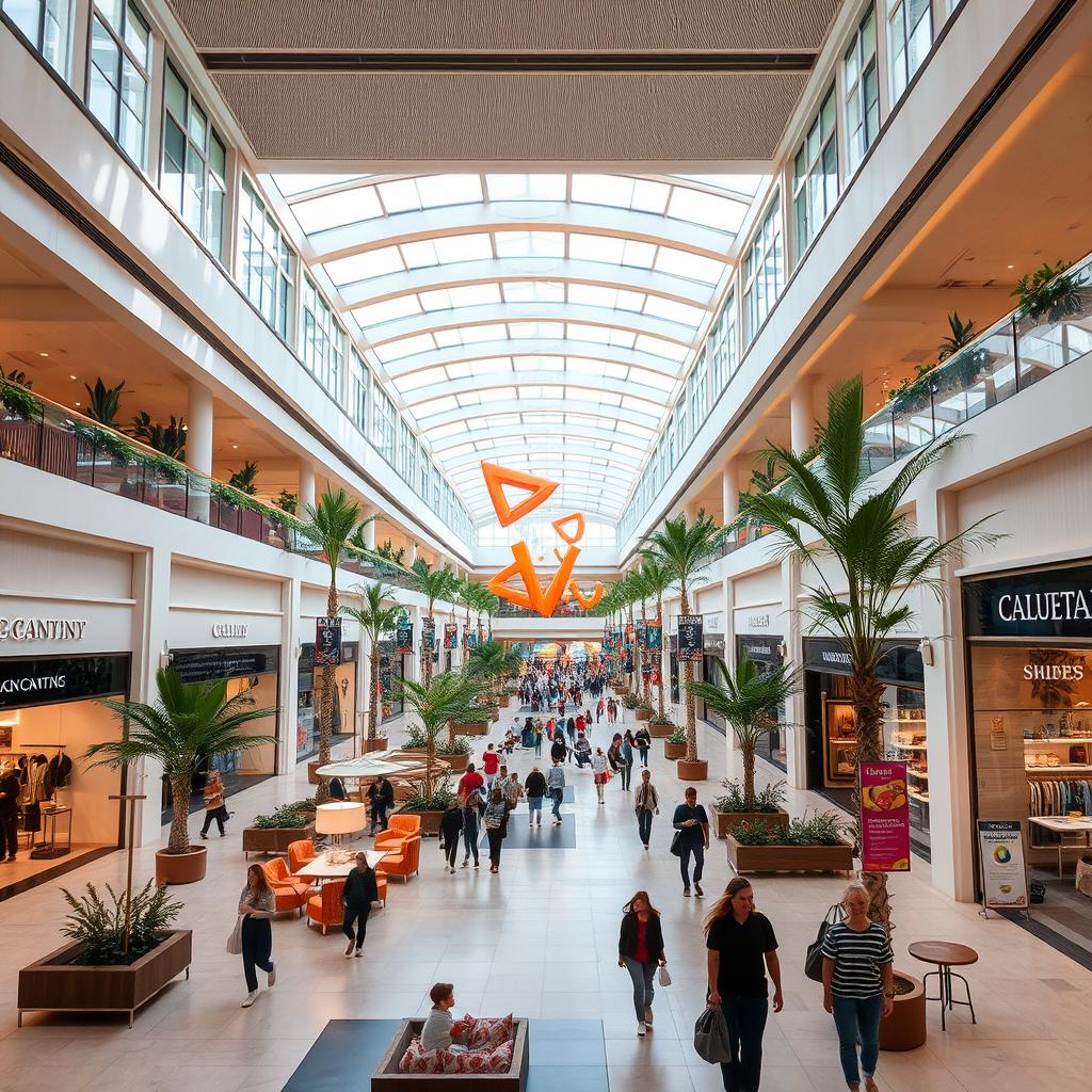 A Radiant Escape: Explore this Modern Mall Interior