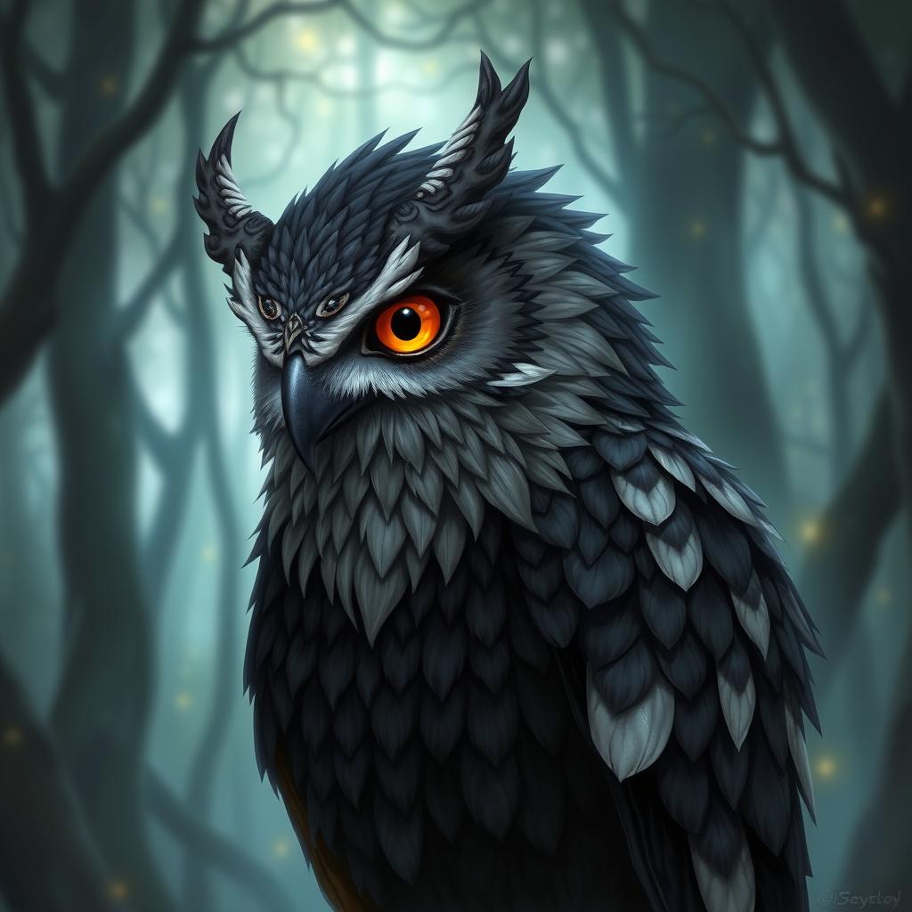 Majestic Owlin Character - Dungeons & Dragons Fantasy