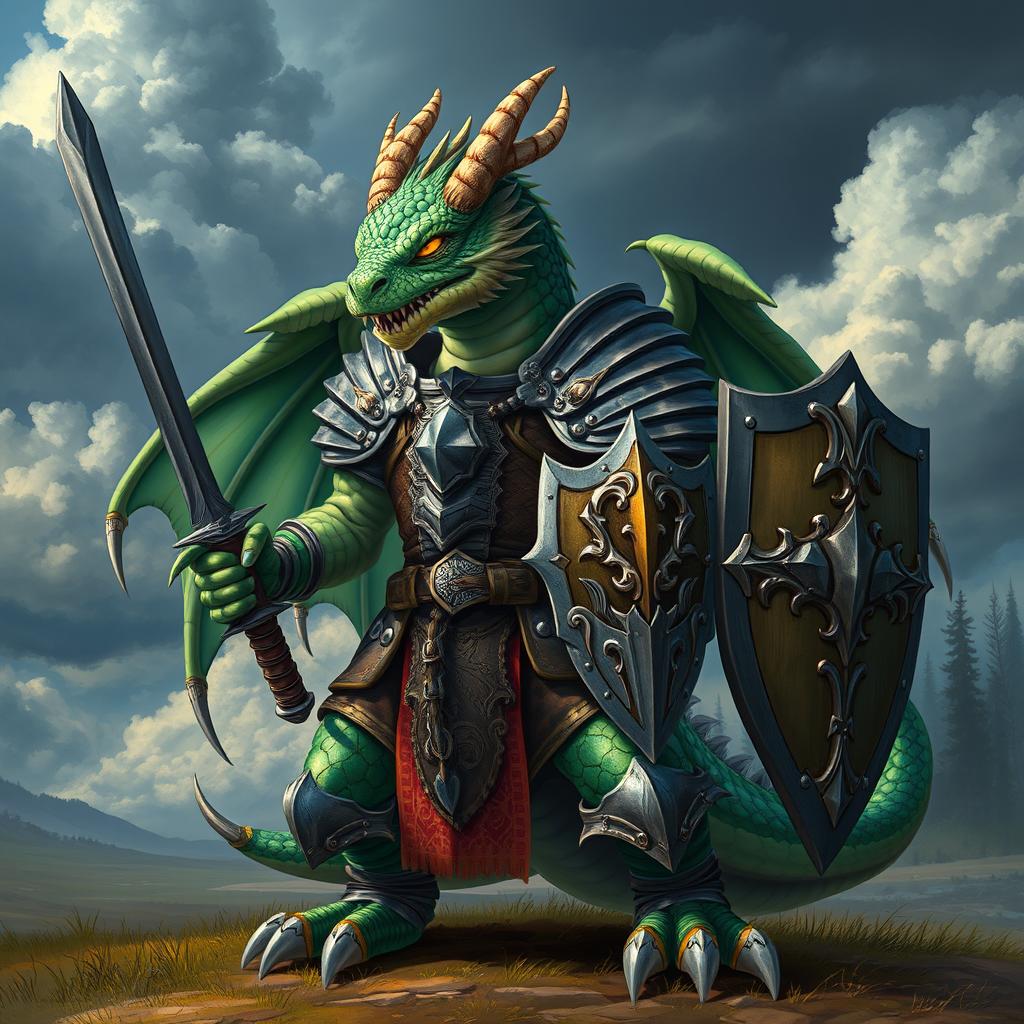 Majestic Dragon Soldier: A Fusion of Myth and Valor