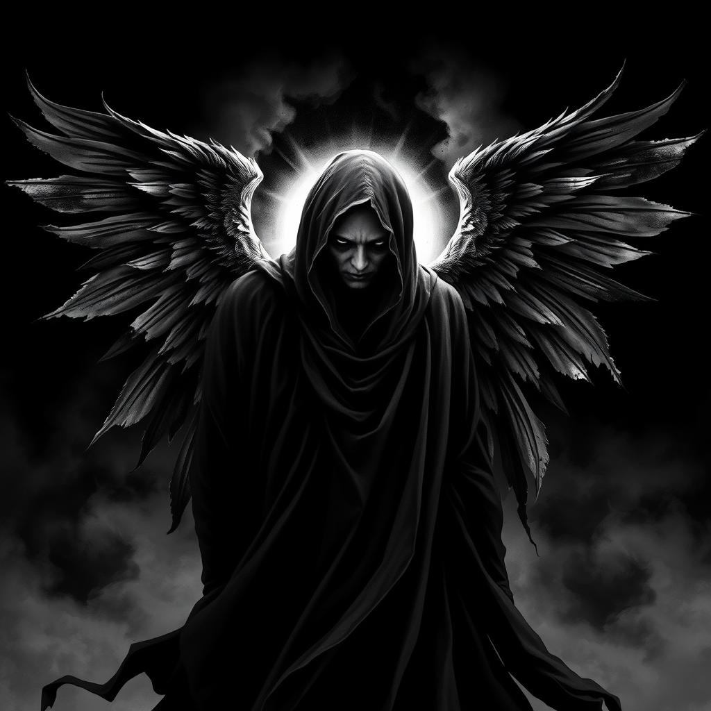 Eerie Elegance: The Scary Angel