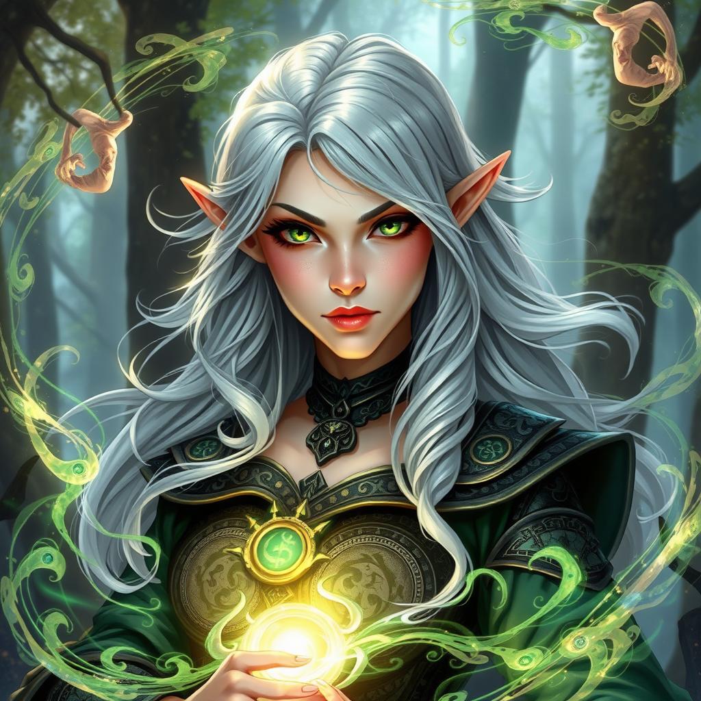 Meet the Enigmatic Half-Elf Sorceress