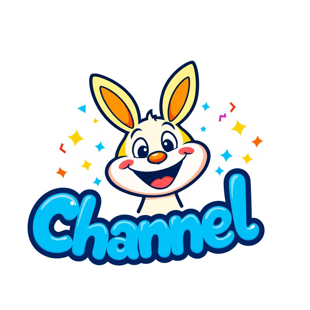 Whimsical Cartoon Channel Logo Design