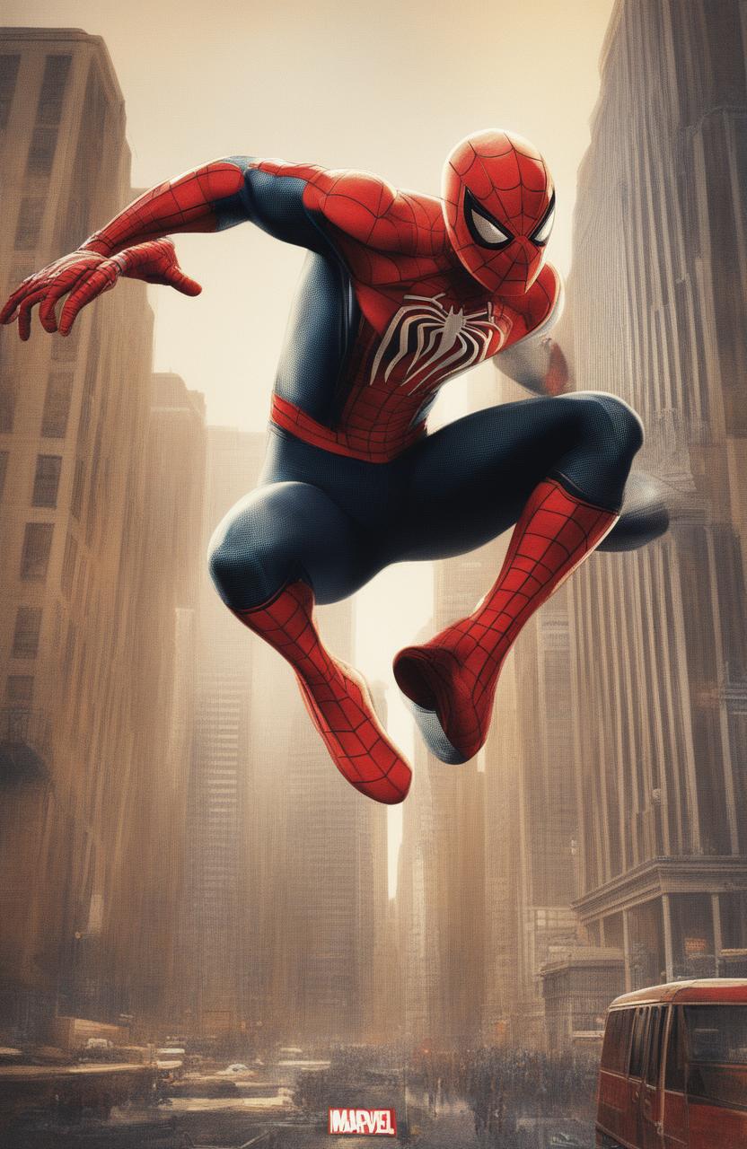 Everywhere a Hero, Everywhere a Spider-Man - Exclusive Retro Poster