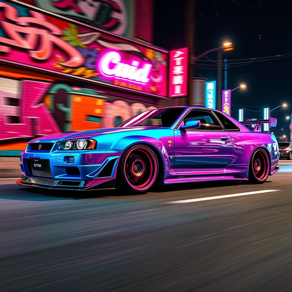Electrify Your Drive: Custom Nissan GT-R R34