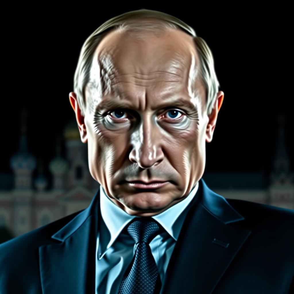 Powerful Portrait of President Vladimir Putin