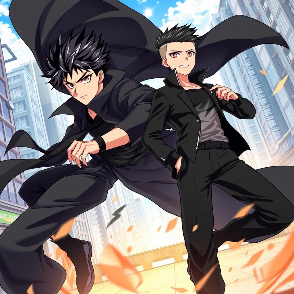 Dynamic Duo: Toji Fushiguro & Jonggun in Action