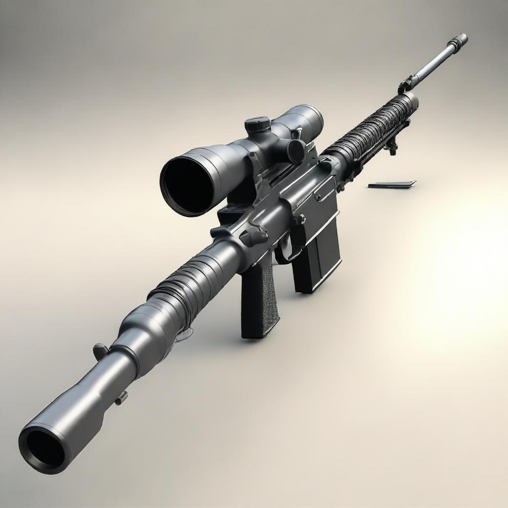 Realistic Digital Art: Anti-Tank Rifle