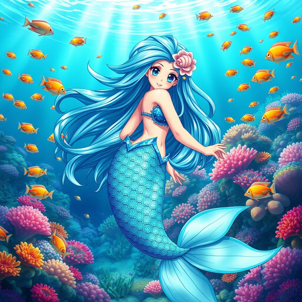 Enchanting Anime Mermaid: A Dive into Oceanic Beauty