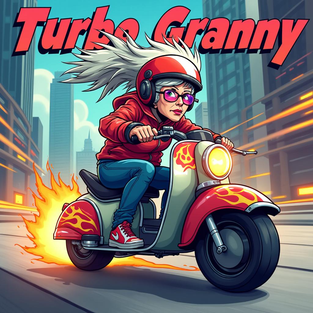 Meet Turbo Granny: The Anime Legend!