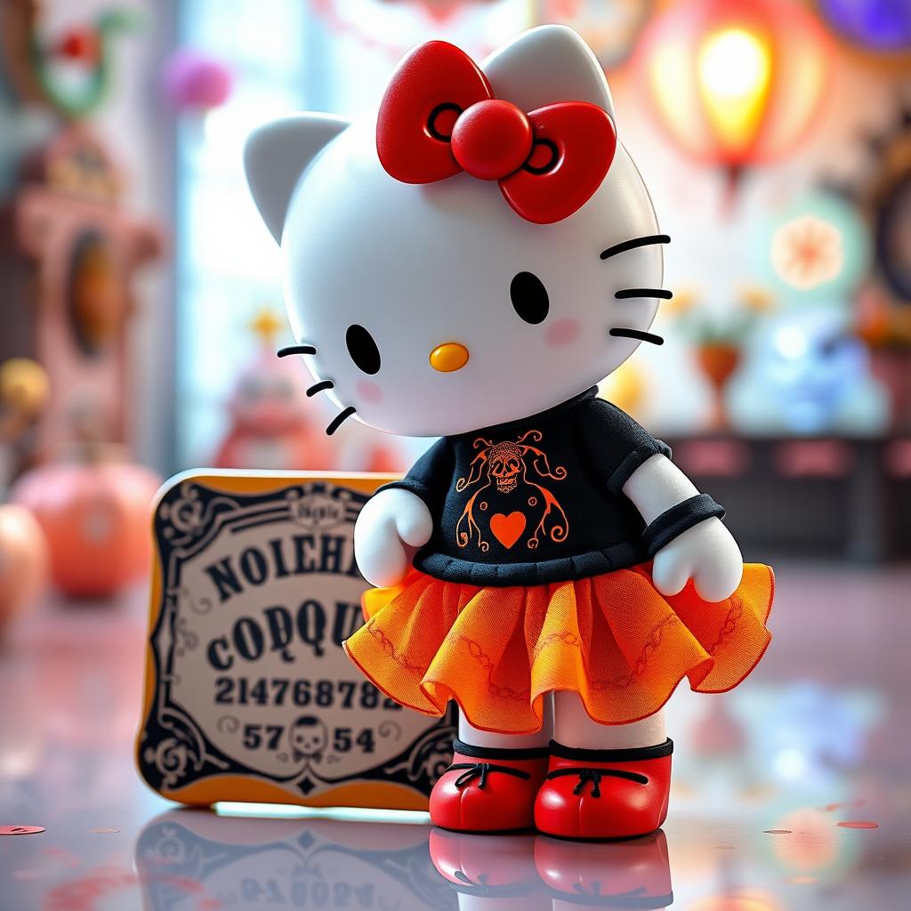 Playful Hello Kitty Meets Ouija