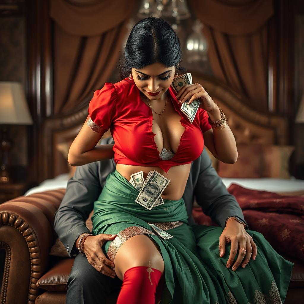 Bold and Beautiful: Provocative Indian Maid Scene