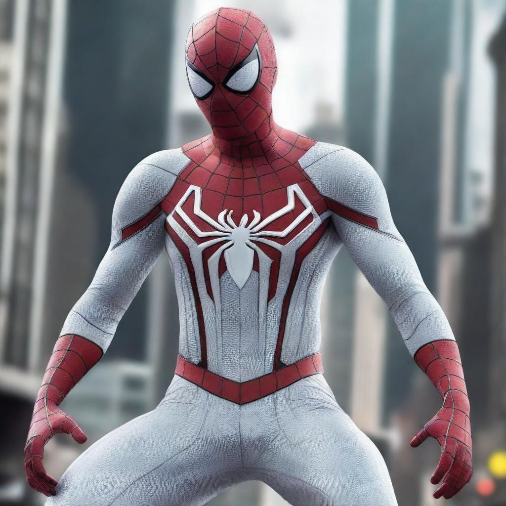 Spiderman Redefined: The Futuristic White Suit