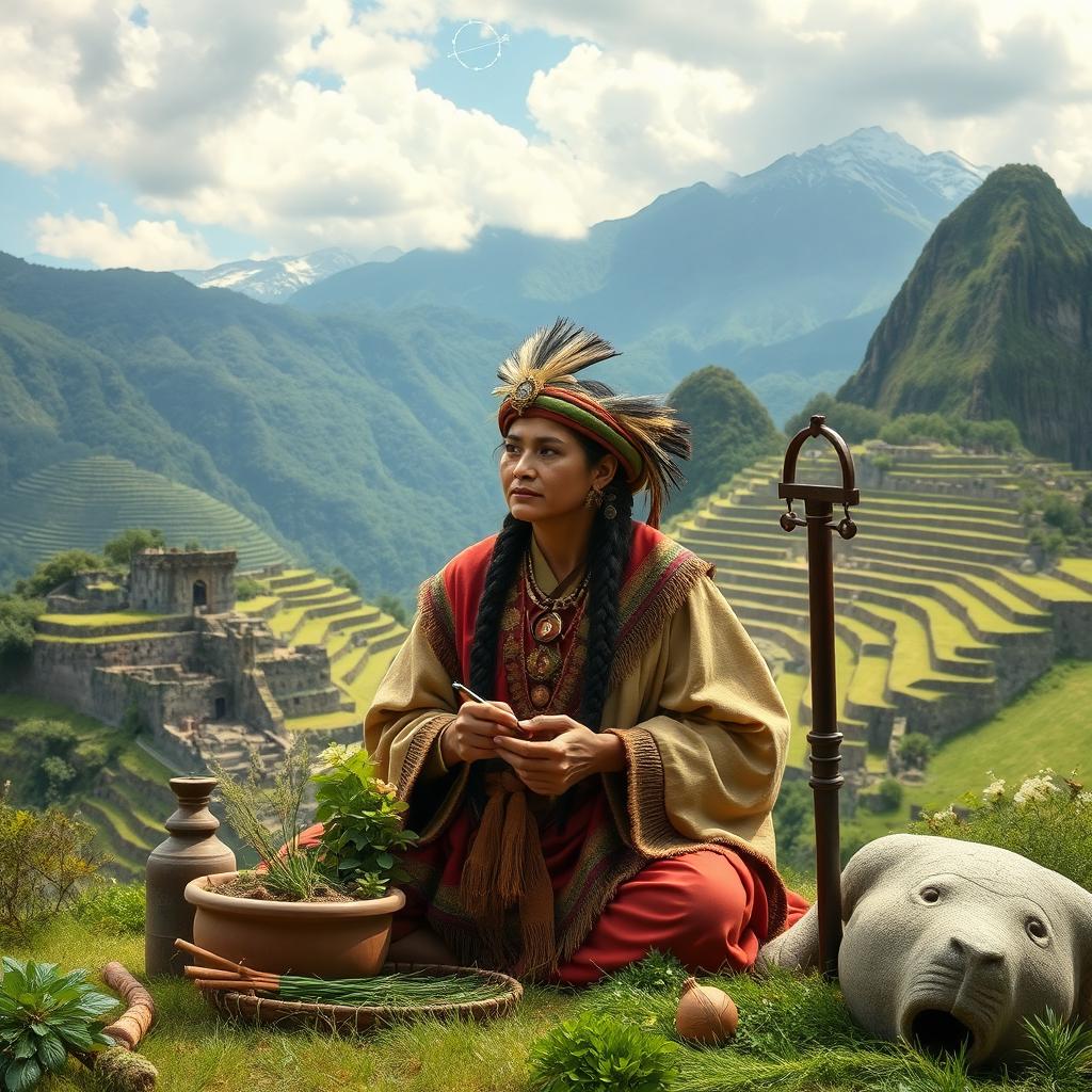 Ancient Inca Medicine: Healer in Action