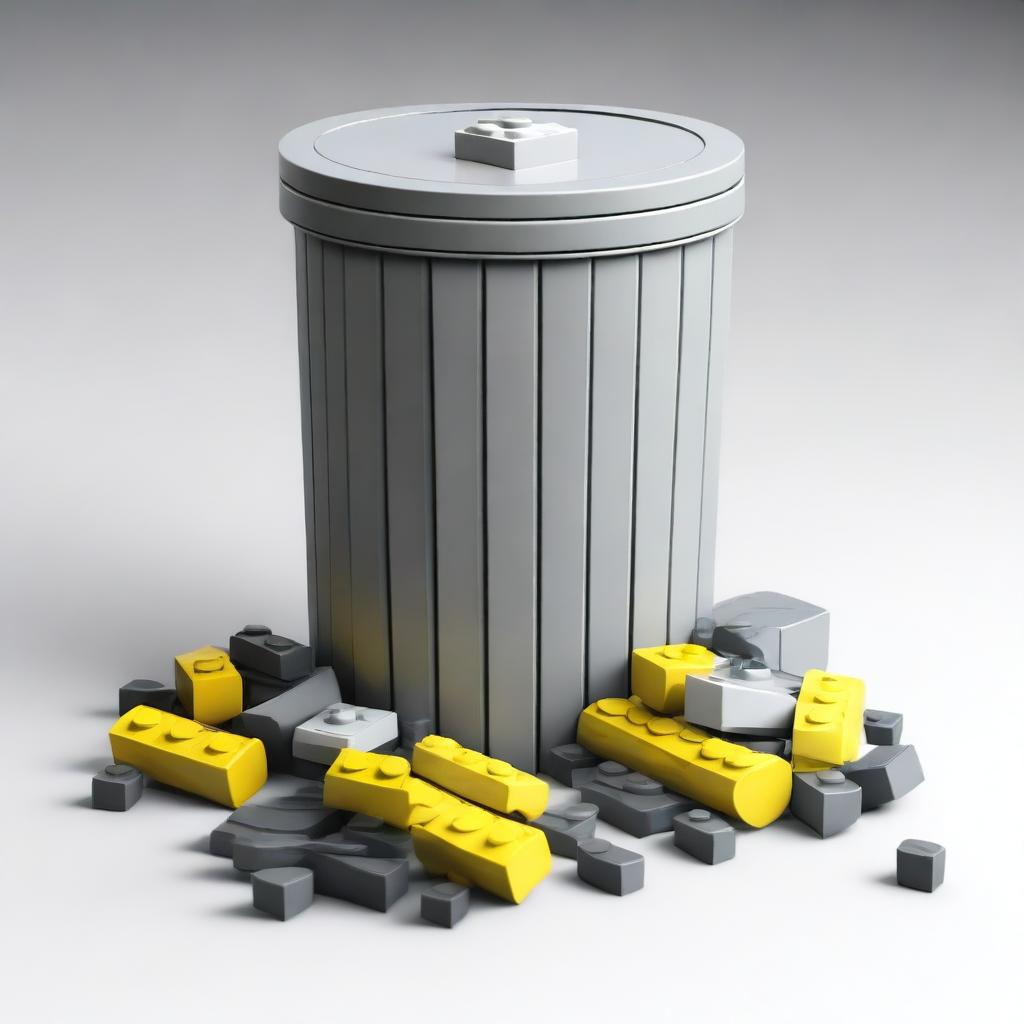 Lego Trash Can: A Masterpiece of Miniature Trash