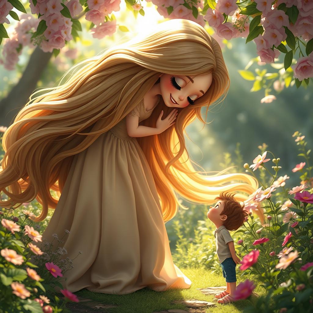 Whimsical Encounters: The Giantess Kiss