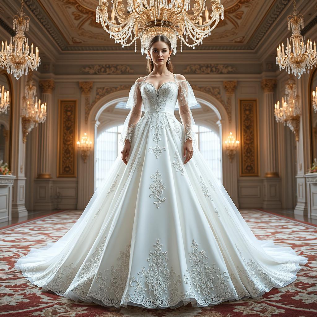 Enchanting Anastasia-Inspired Bridal Dress