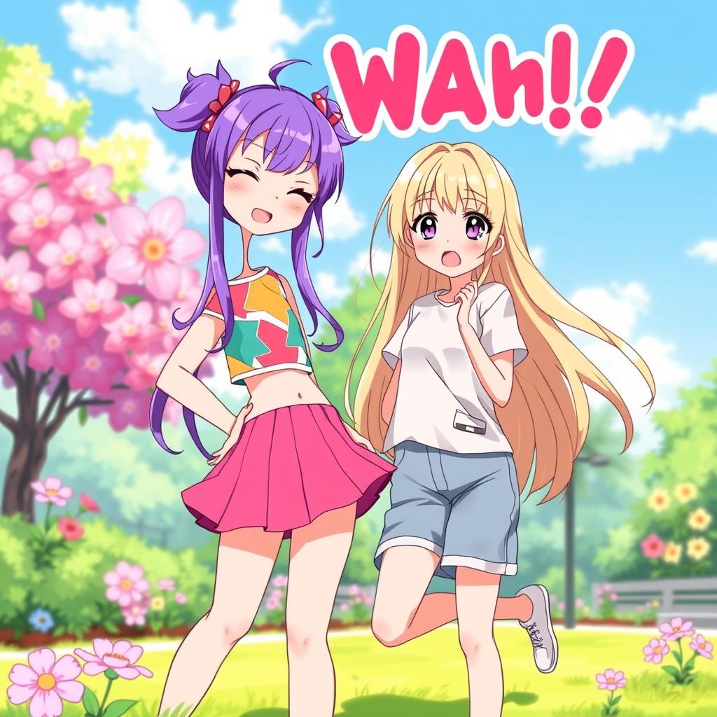 Hilarious Anime Wedgie Moment in the Park