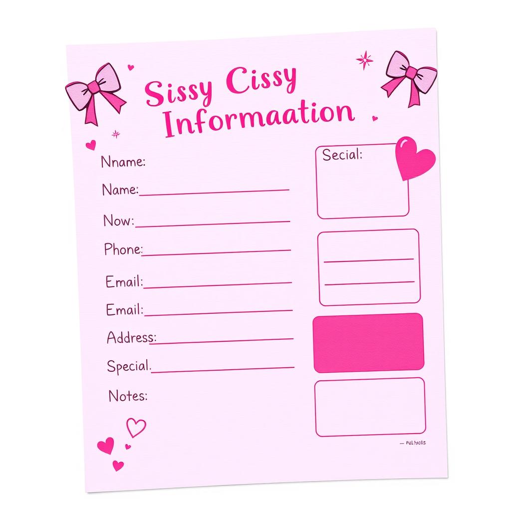 Sassy & Playful: Sissy Contact Information