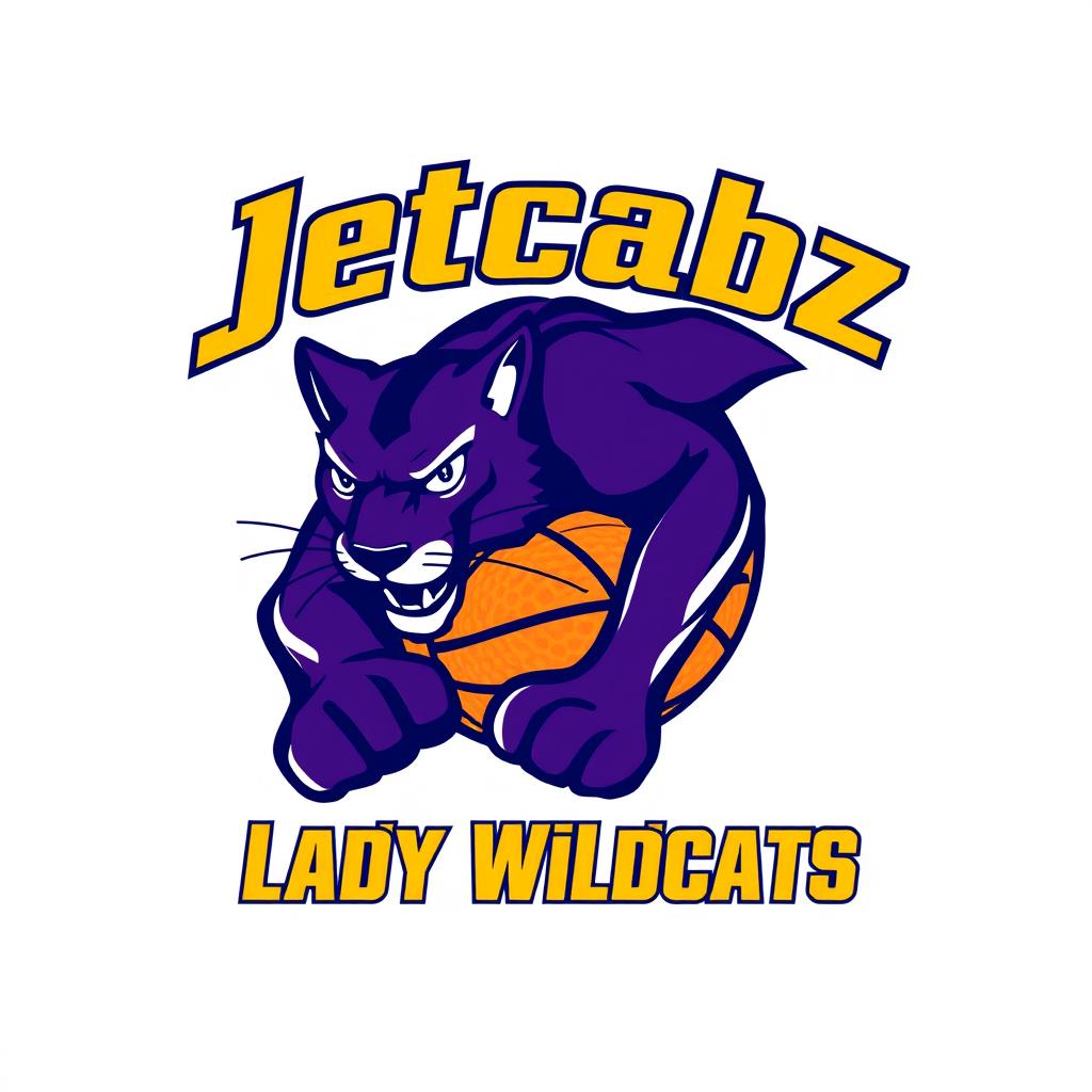 Vibrant Logo Design for Jetcabz Lady Wildcats