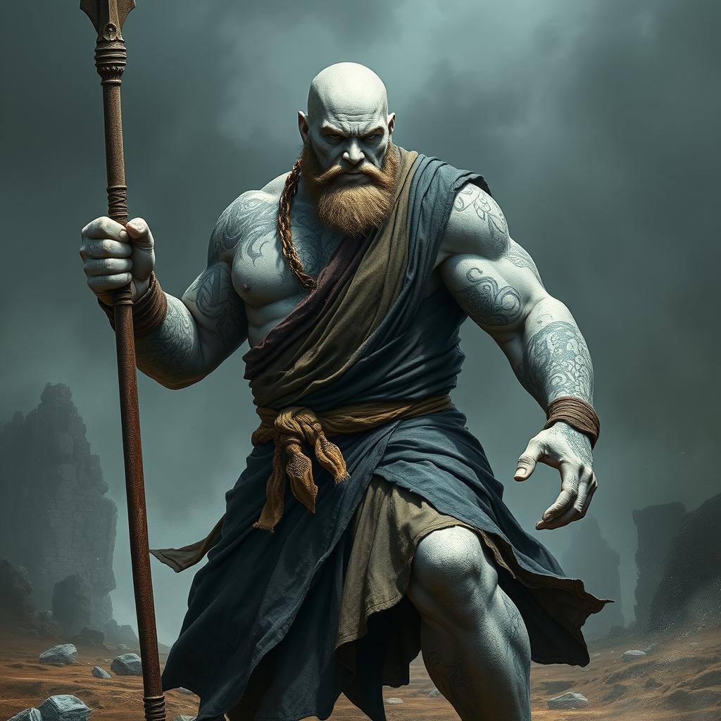 Unleash the Goliath: Fierce Battle Monk