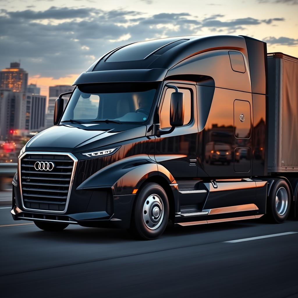 Sleek Sophistication: The Modern Audi Semi-Truck