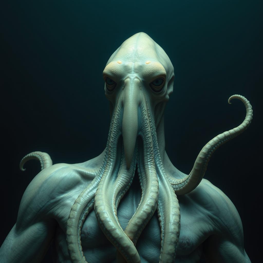 Meet the Squid-Headed Humanoid: A Fascinating Creature