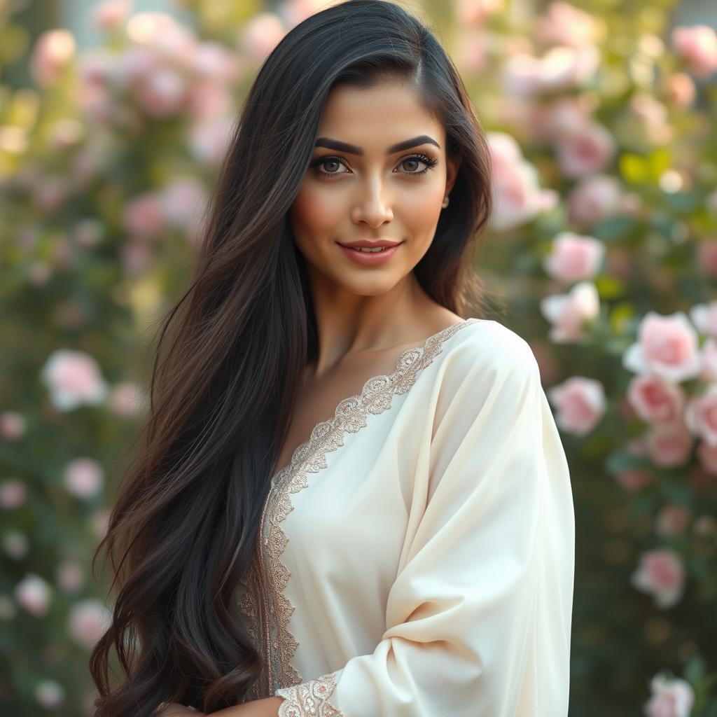 Confidence Reimagined: Tall Iranian Beauty