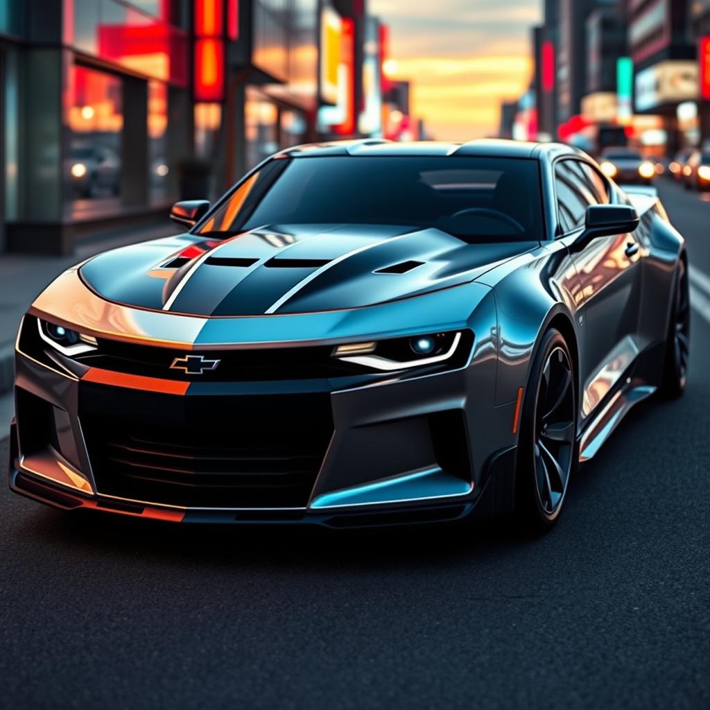 Futuristic Camaro-Daytona Fusion: A Speedsters Dream