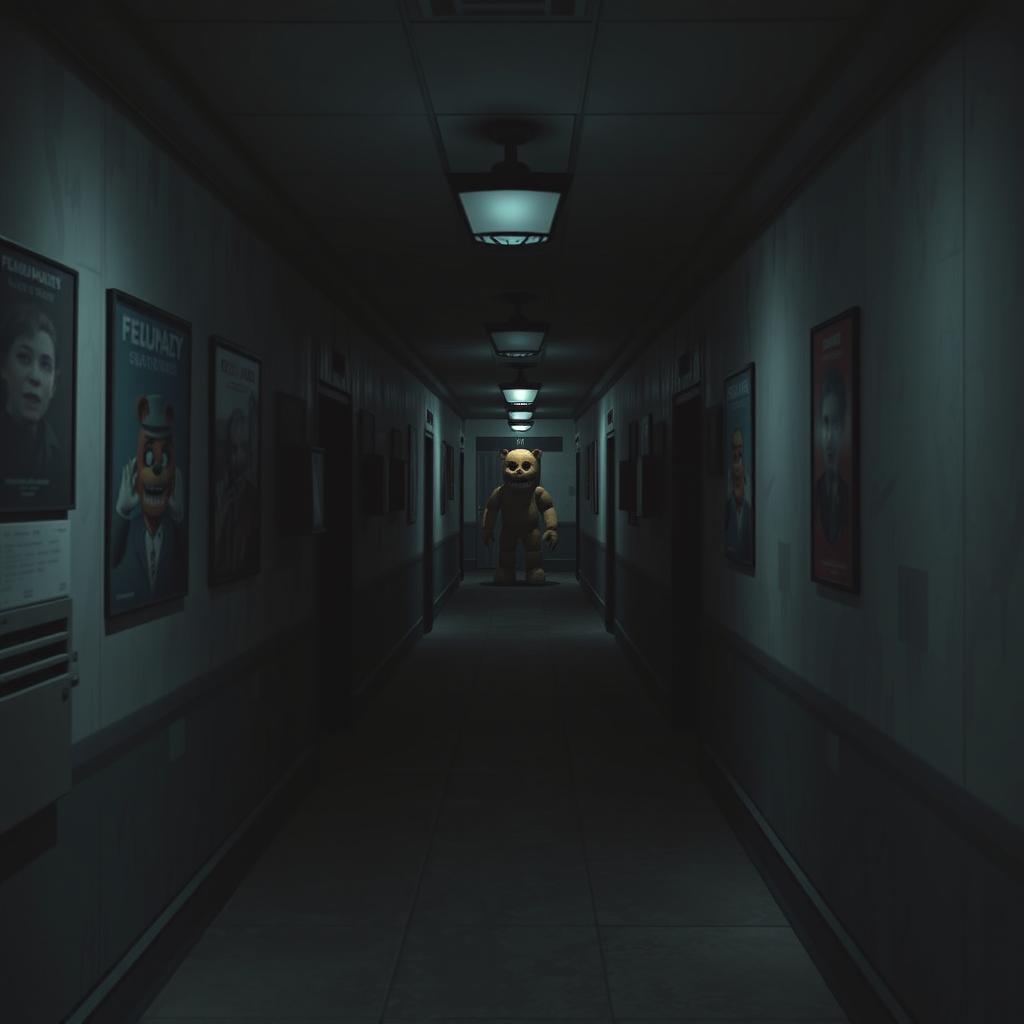 Navigate the Nightmare: FNAF-Inspired Horror Hallway