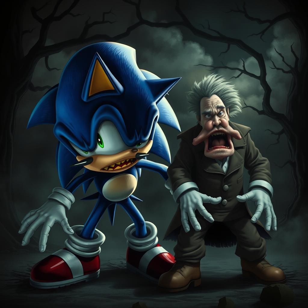 Dark Sonic: A Haunting Encounter