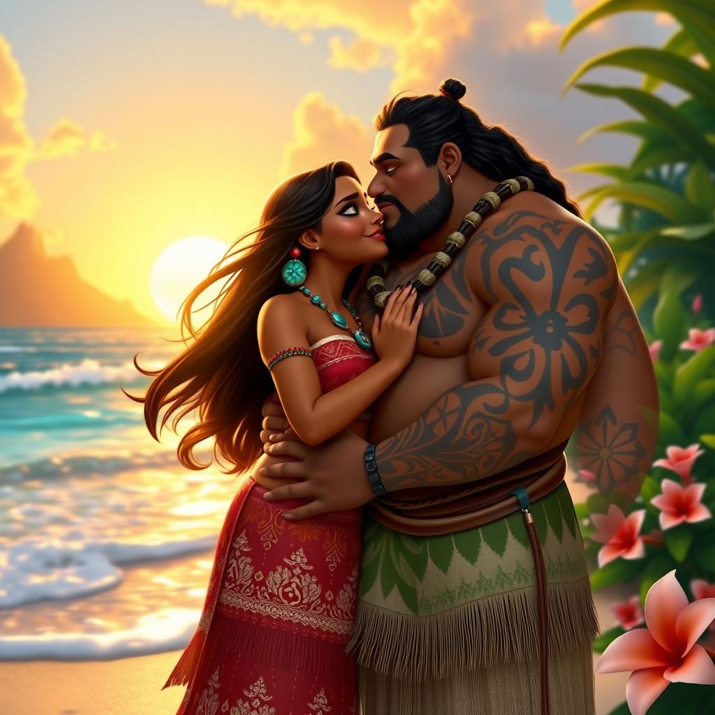 Love on the Shores of Tahiti: Moana & Maui