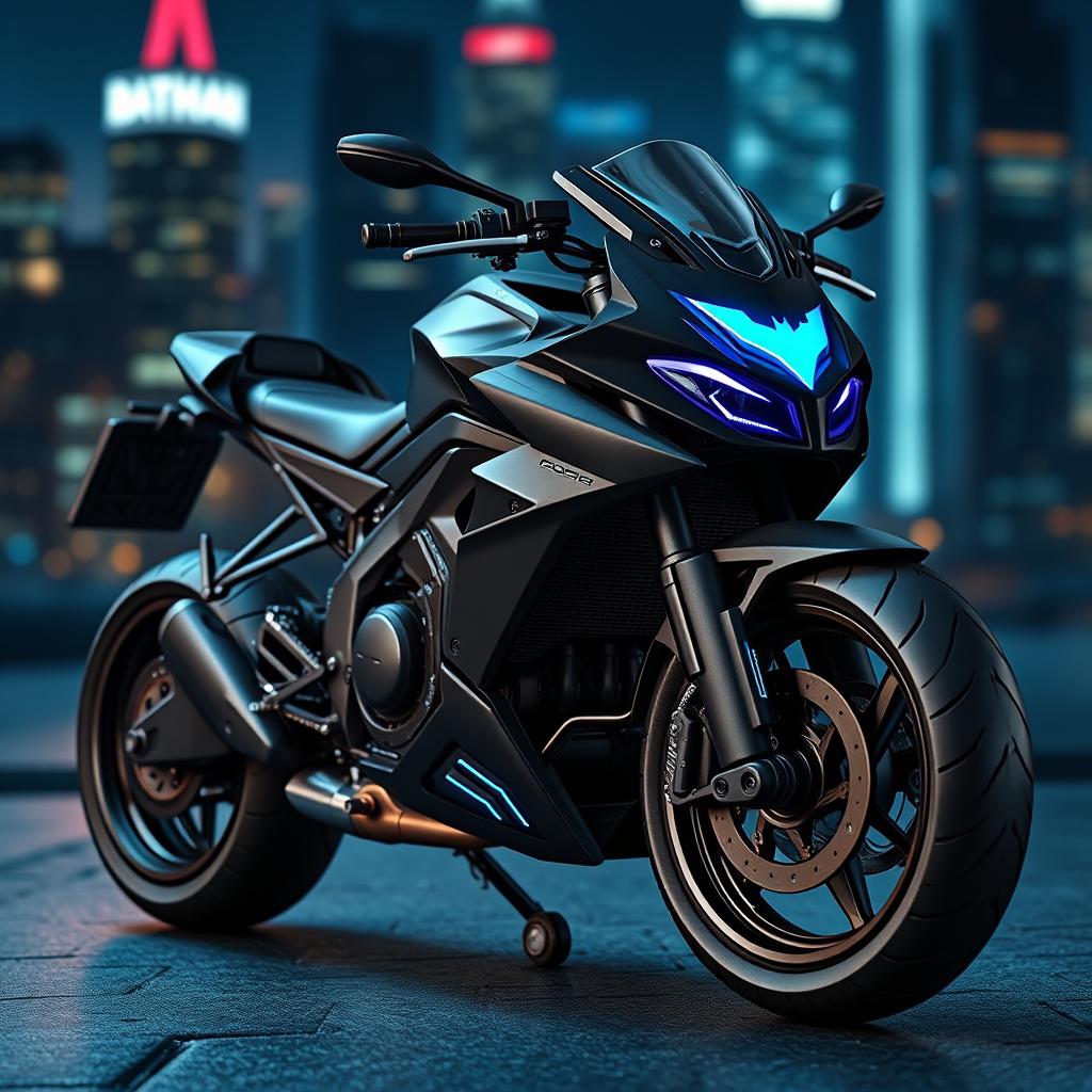 Unleash the Night: Batmans Futuristic Motorcycle