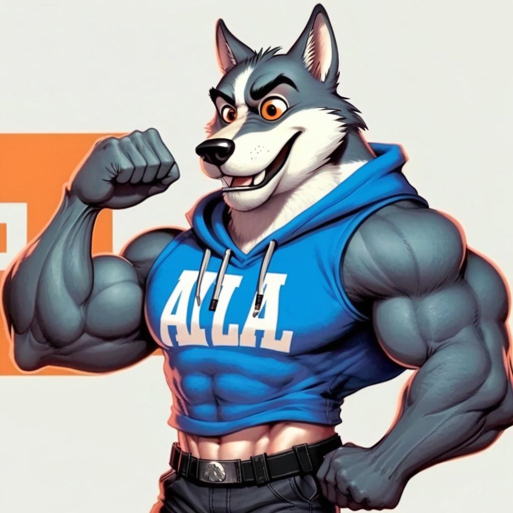 Unleash Your Inner Hero: Muscular Husky Superhero