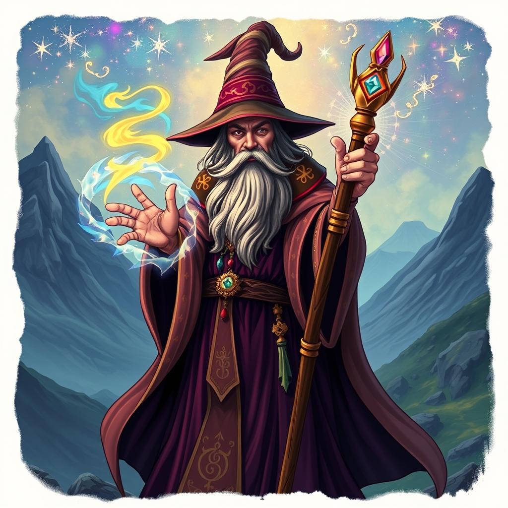 Epic Wizardry: Casting Spells with Magical Energy