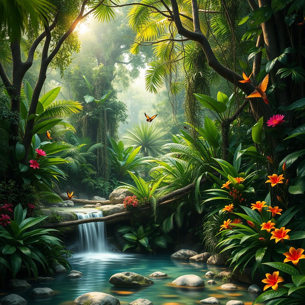 Dive into the Lush Jungle Scene