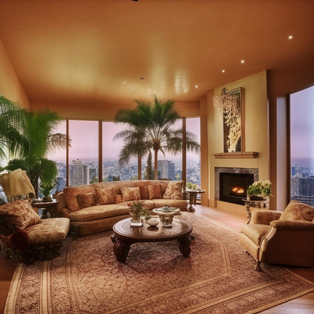 Luxury Redefined: Billionaires Top Floor Living Room