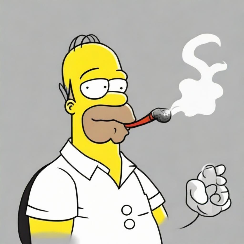 Doh! Brushing Teeth, Smoking Pipe, All at Once?