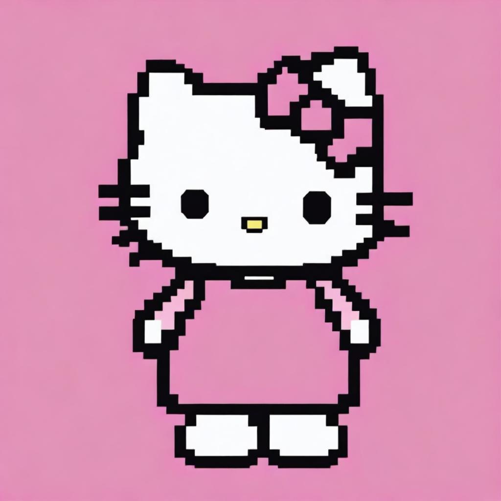 Create Your Own Pixel Art Hello Kitty