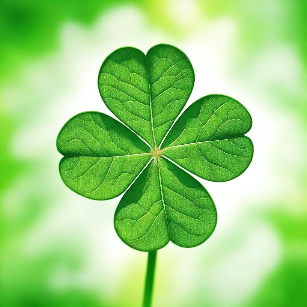 Rare 4-Leaf Clover: A Symbol of Good Fortune