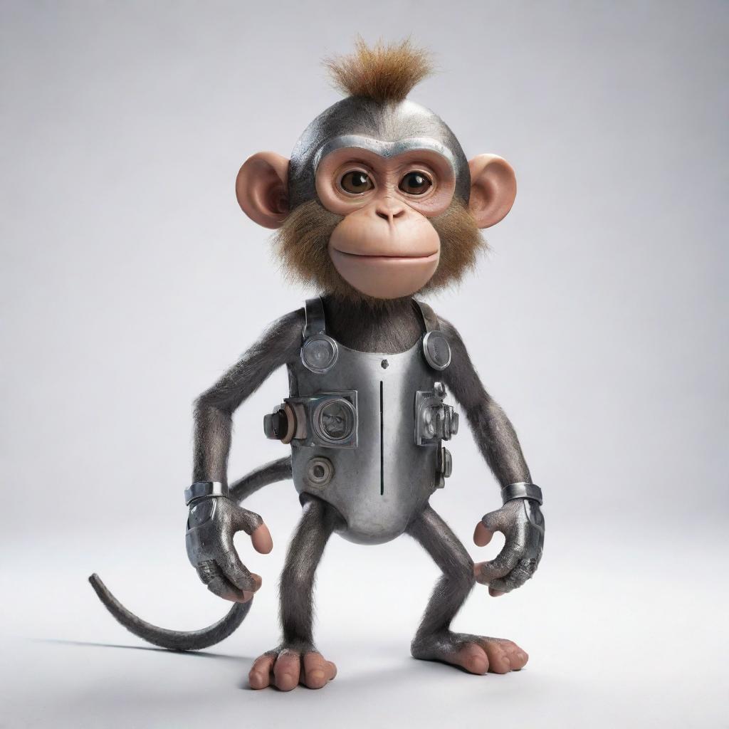 Cyborg Monkey: where Technology Meets Primal Instincts